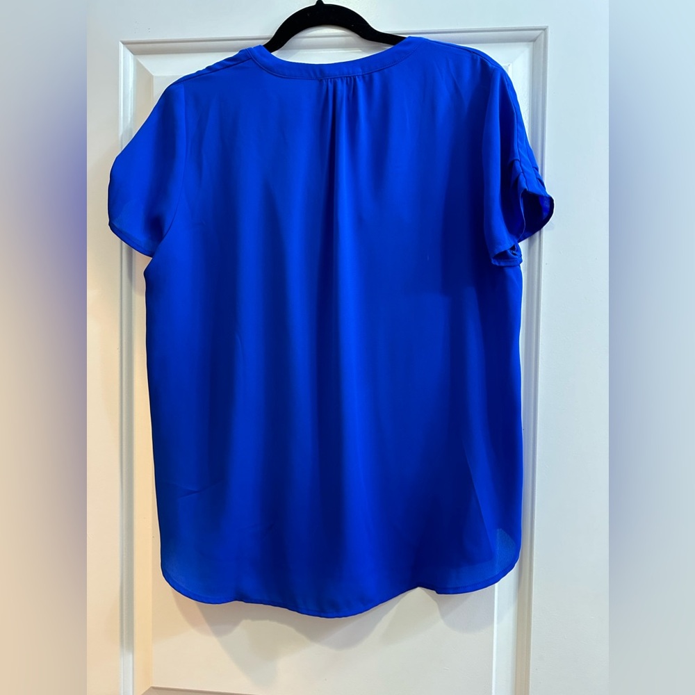 Like New Bright Blue Blouse - Picture 2 of 3